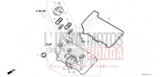 CYLINDER HEAD COVER CRF1100DR de 2024